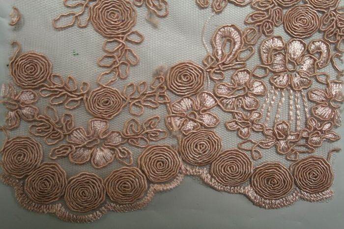 blush BELLAIRE/B Embroidered Fabric by the Yard - 54 Inch Wide Fabrics Star