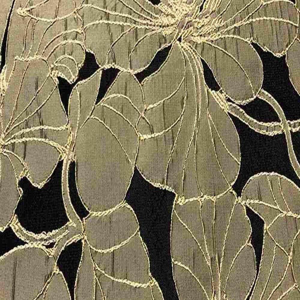 Cambridge Floral Jacquard Fabric, 55 Inch in width, | Home Decor Black Fabrics Star