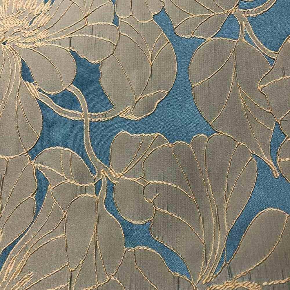 Cambridge Floral Jacquard Fabric, 55 Inch in width, | Home Decor Blue Fabrics Star