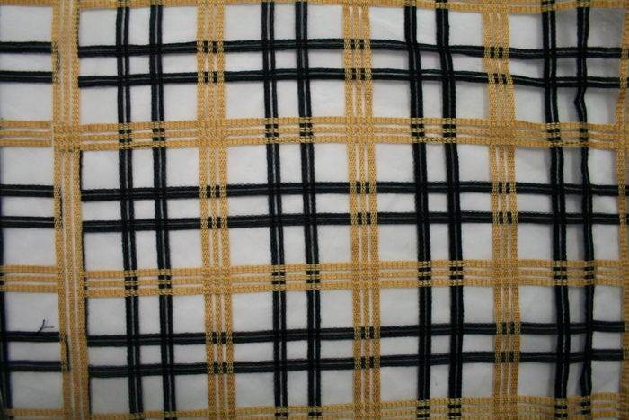 gold COUNTRY COTTAGE Embroidered Fabric by the Yard - 54 Inch Wide Fabrics Star