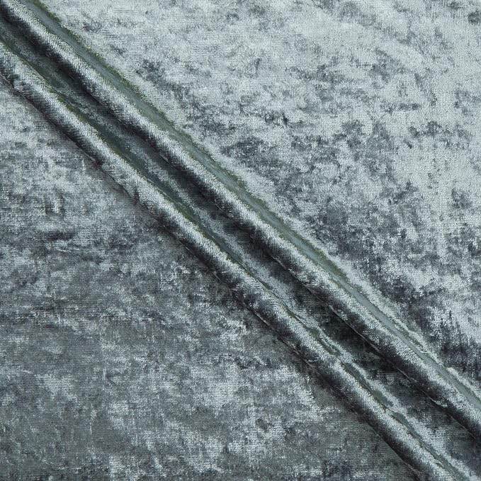 Shiny Crushed Velvet Fabric, 72 Inch. in Width, | Home Decor Charcoal Fabrics Star