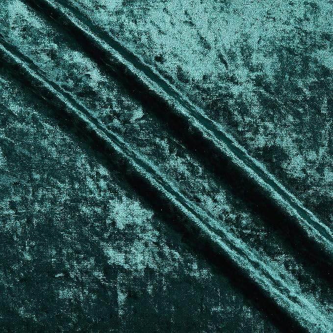 Shiny Crushed Velvet Fabric, 72 Inch. in Width, | Home Decor Forest Fabrics Star