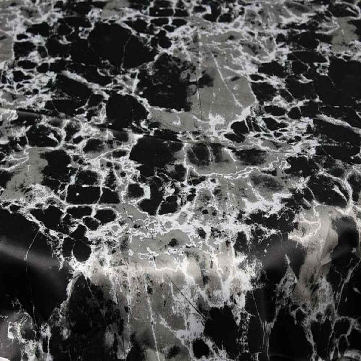 GRANITE - Digital Print Satin Fabric - Cotton Hand - 58 Inch. in Width, | Home Decor Black Fabrics Star