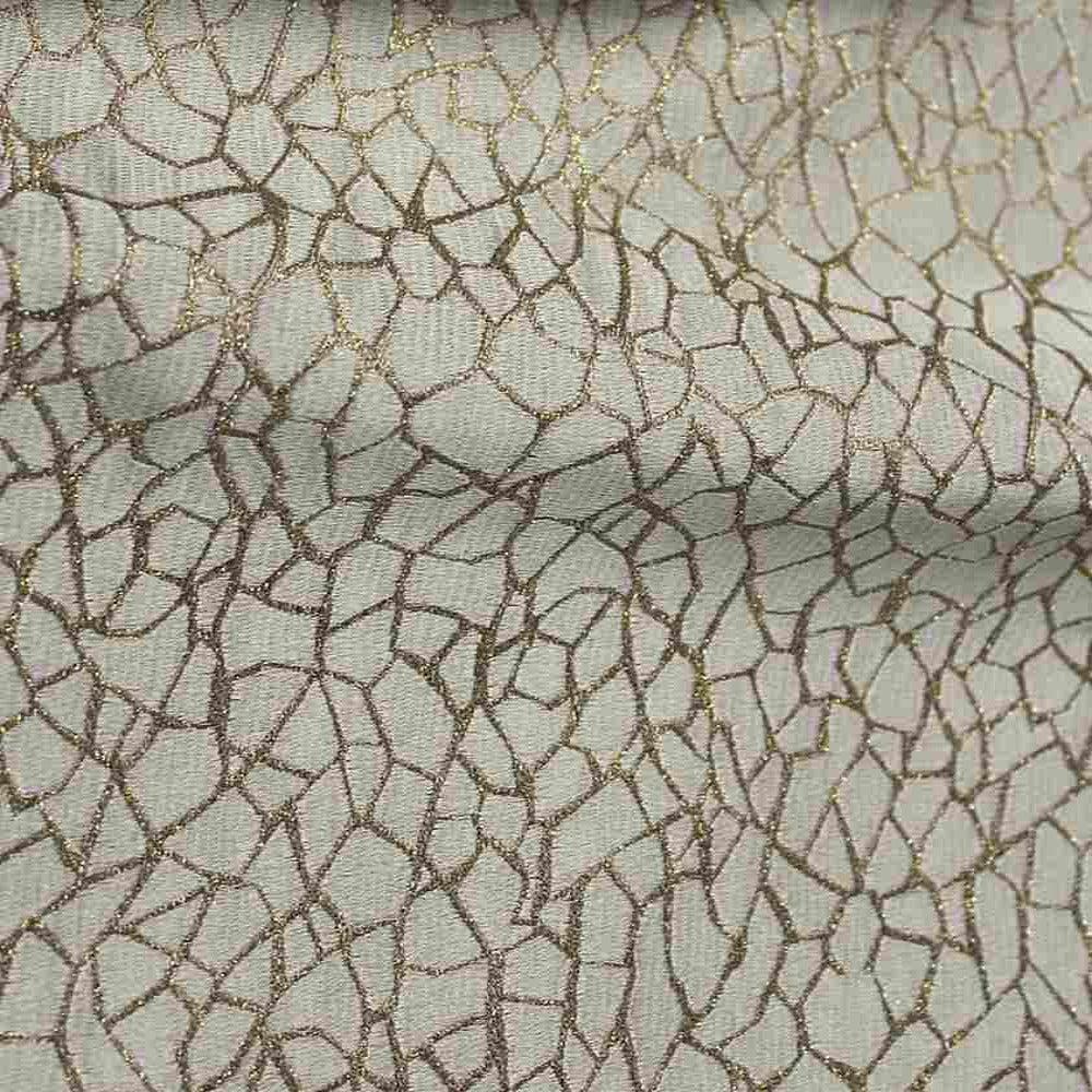 Gravel Metallic Jacquard Embroidery Fabric, 58" in width, | Home Decor Antique Fabrics Star