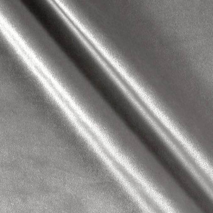 Shiny Velvet Fabric, 72 Inch. in Width, Ideal Material for Home Décor Grey Fabrics Star