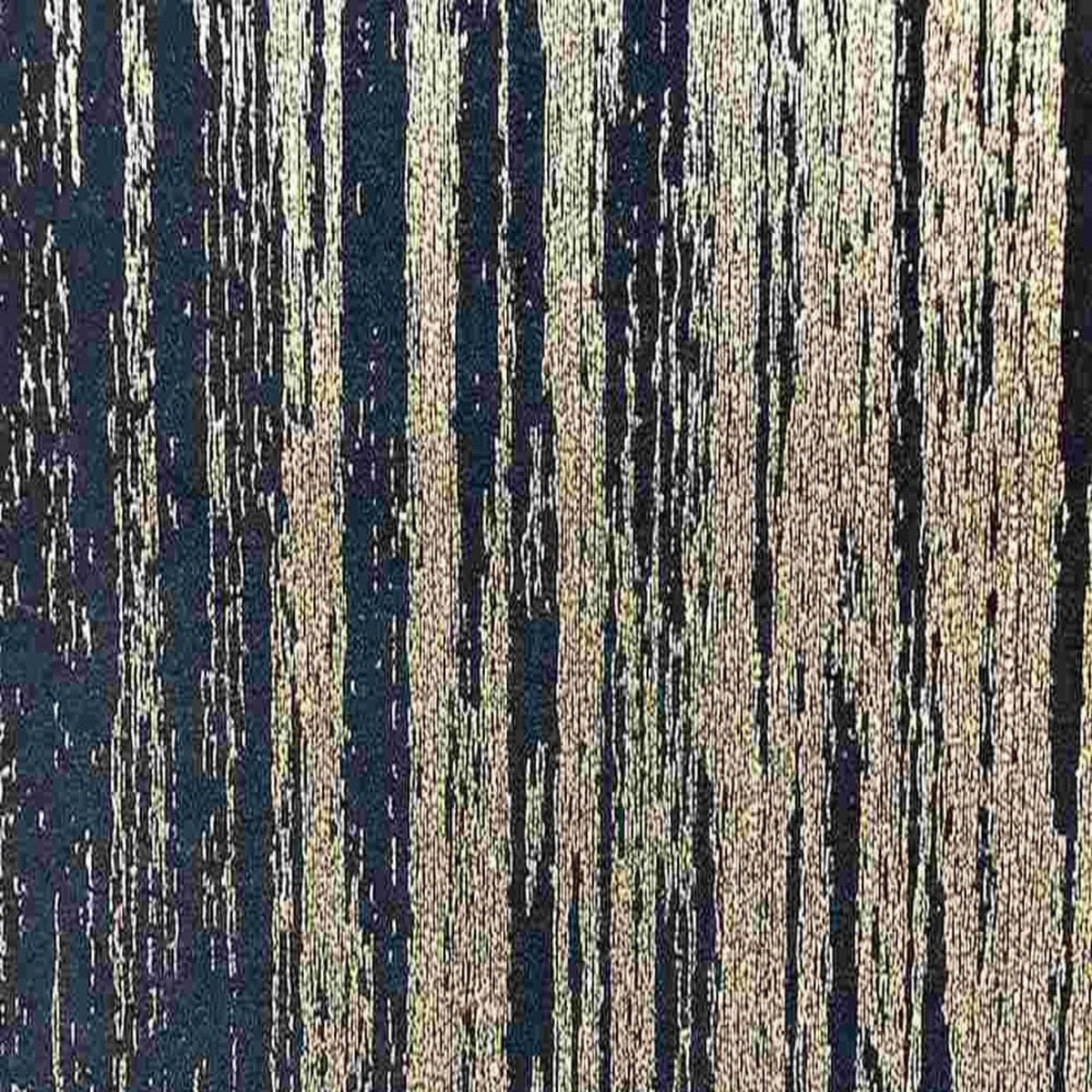 Inline Metallic Jacquard Fabric - 114 Inch. in Width, | Home Decor Navy Fabrics Star