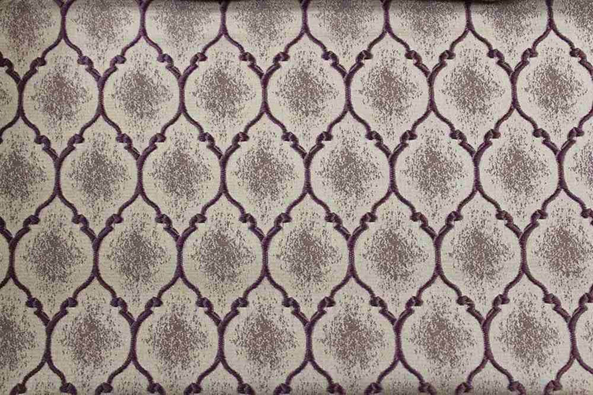 Ladino Jacquard Fabric, 55 Inch. in Width, | Home Decor Lilac Fabrics Star