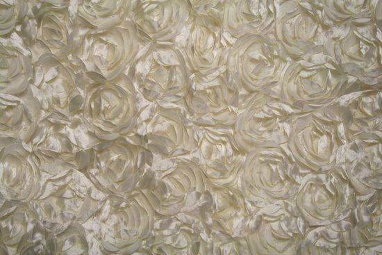 ivory LOVEABLE Embroidered Taffeta Fabric by the Yard - 54 Inch Wide Fabrics Star