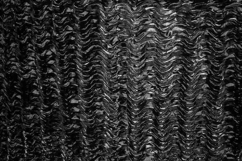 black MACKENZIE Embroidered Taffeta Fabric. 58 Inch in Width Fabric by the Yard - 58 Inch Wide Fabrics Star
