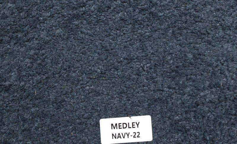 MEDLEY Cozy Crushed Fabric, 110 Inch. in Width - Dry Clean only Navy Fabrics Star