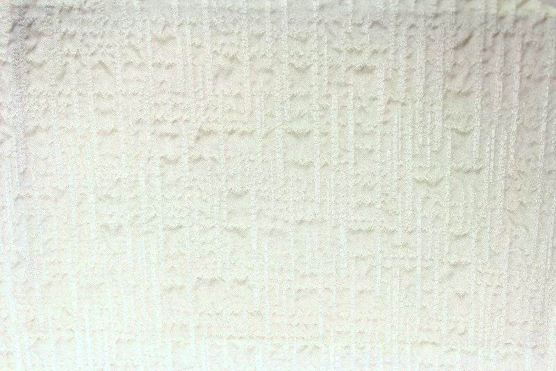 NOBLE Jacquard Fabric, 60 Inch. in Width White Fabrics Star