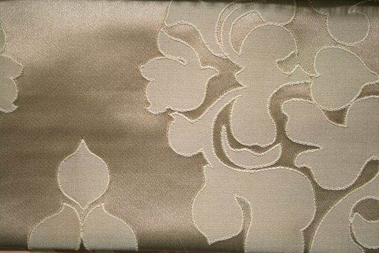 REBA Jacquard Fabric, 55 Inch. in Width | Home Décor Taupe Fabrics Star