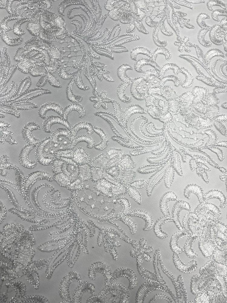 REO Lace Fabric, 54 Inch. in Width White Fabrics Star