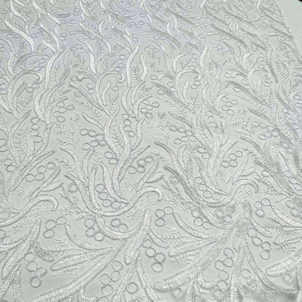RODEO Lace Fabric, 54 Inch. in Width White Fabrics Star