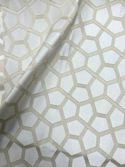 SAPPHIRE Jacquard Fabric, 118 Inch. in Width Champagne Fabrics Star