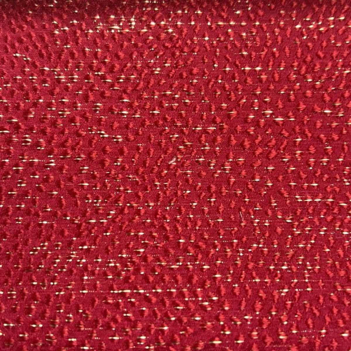 Red Sparkle Metallic Jacquard Fabric by the Yard - 115 Inch Wide Fabrics Star