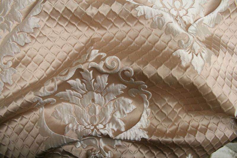 TIMES Jacquard Fabric, 55 Inch. in Width Blush Fabrics Star