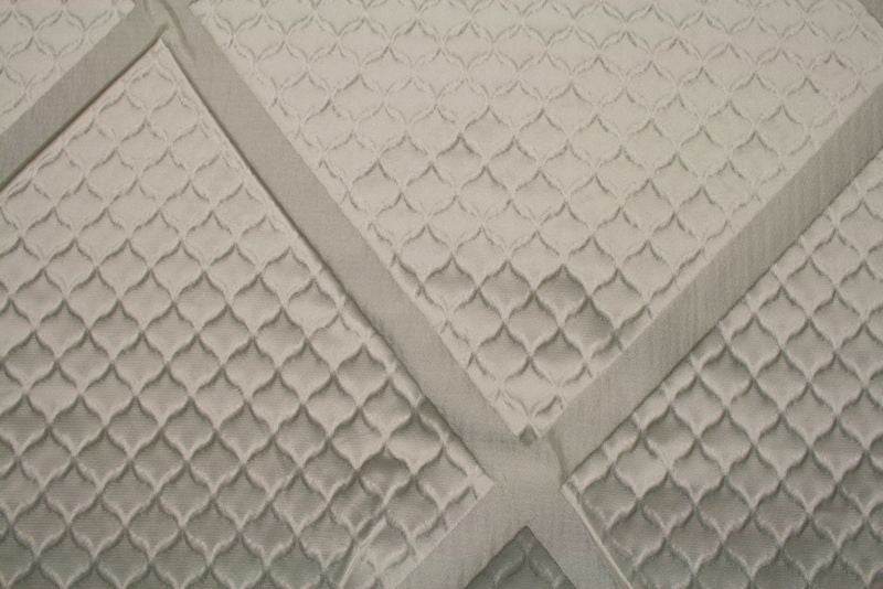 TIMES SQUARE Jacquard Fabric, 110 Inch. in Width White Fabrics Star