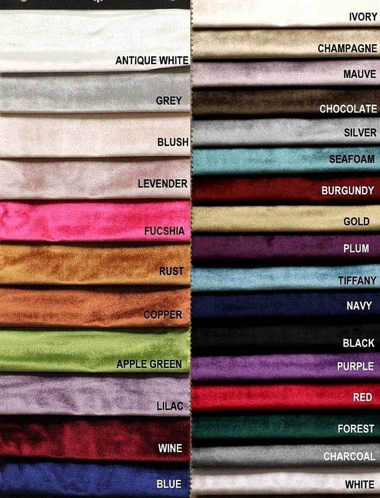 Levender Shiny Velvet Fabric by the Yard - 72 Inch Wide Fabrics Star