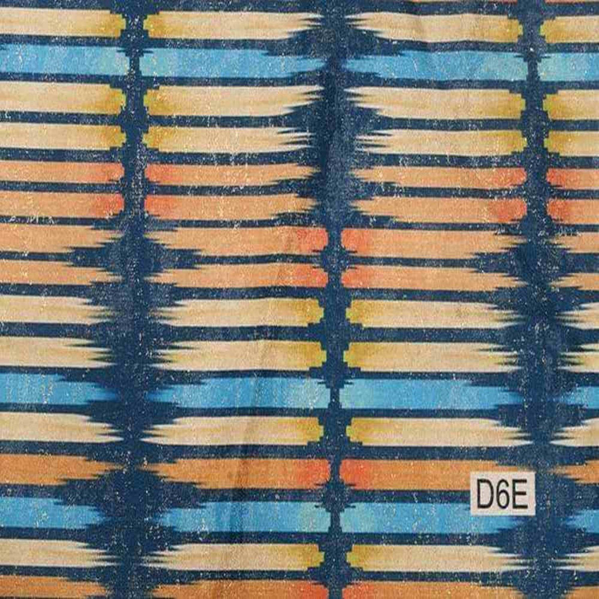 AURURA Rectangular Blocks Digital Print Metallic Fabric - Cotton Hand - 58 Inch. in Width, | Home Decor Blue Fabrics Star