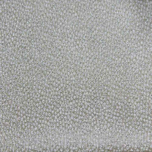 Beacon Metallic Jacquard Embroidery Fabric, 57" in width, | Home Decor White Fabrics Star