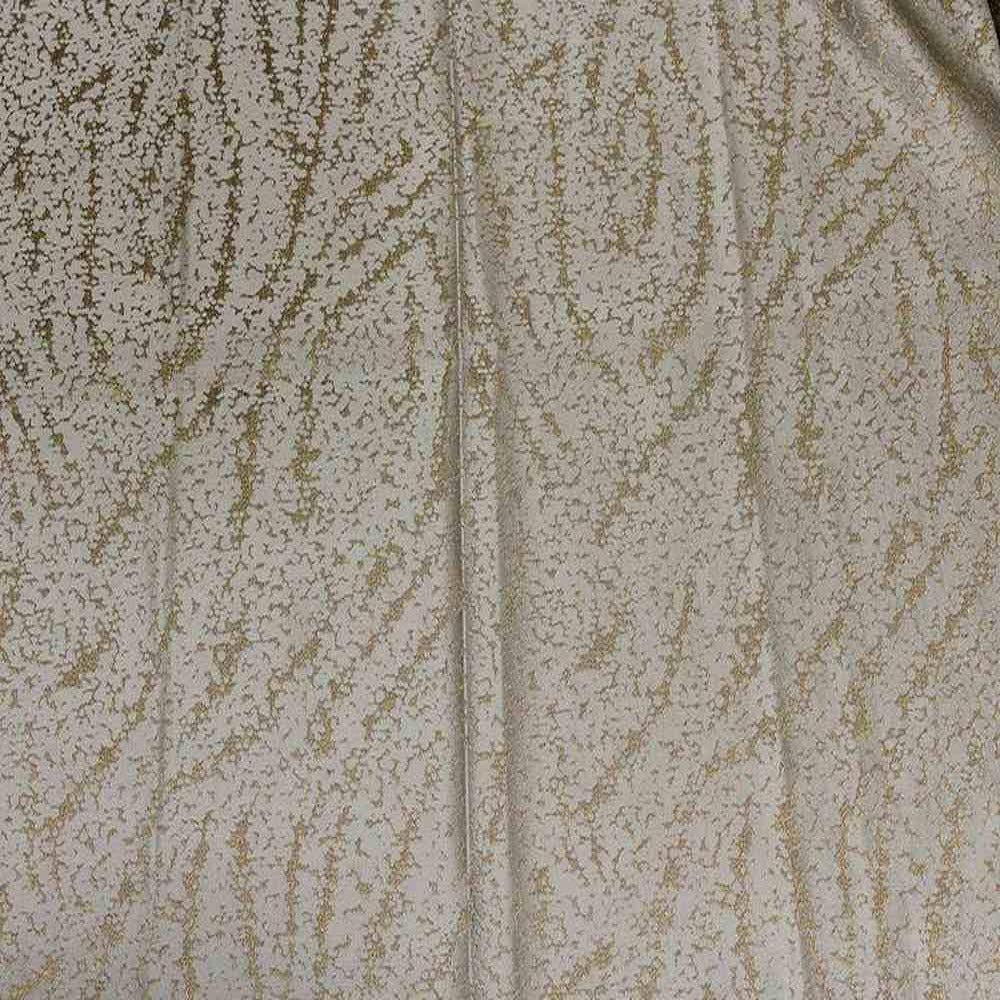 Gold Beaconsfield Metallic Embroidery Jacquard Fabric by the Yard - 57 Inch Wide Fabrics Star