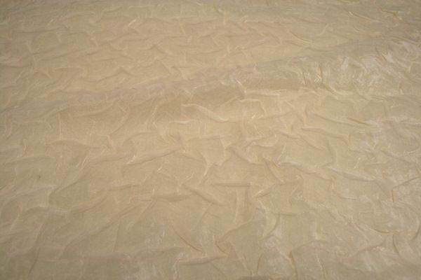 BRILLIANT Crushed Fabric, 48 Inch. in Width Beige Fabrics Star