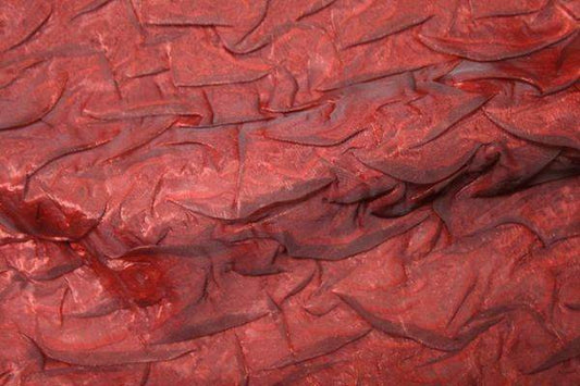 BRILLIANT Crushed Fabric, 48 Inch. in Width Burgundy Fabrics Star