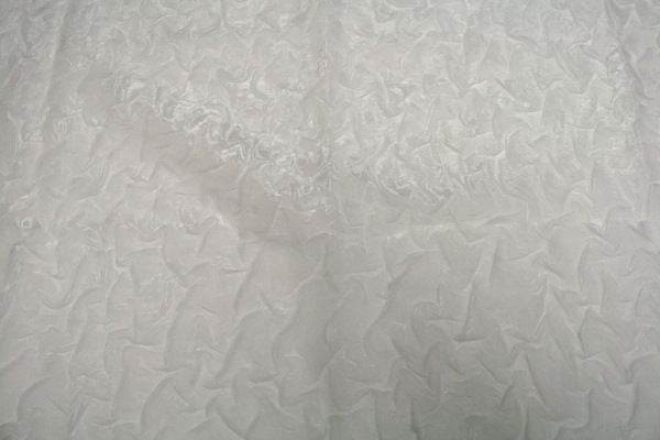 BRILLIANT Crushed Fabric, 48 Inch. in Width White Fabrics Star