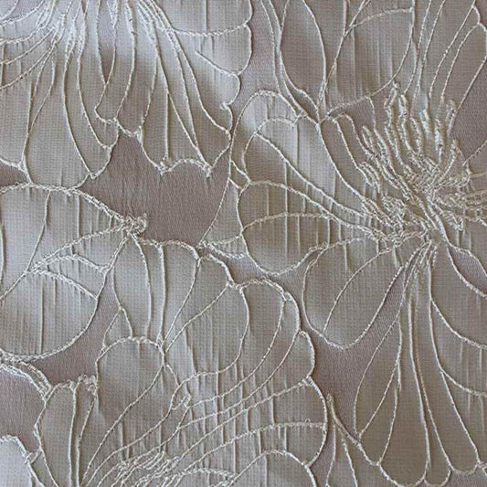 Cambridge Floral Jacquard Fabric, 55 Inch in width, | Home Decor Silver Fabrics Star