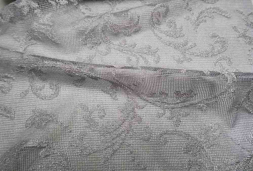 CLAIRMONT Lace Fabric, 55 Inch. in Width Silver Fabrics Star