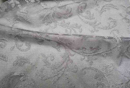 CLAIRMONT Lace Fabric, 55 Inch. in Width Silver Fabrics Star