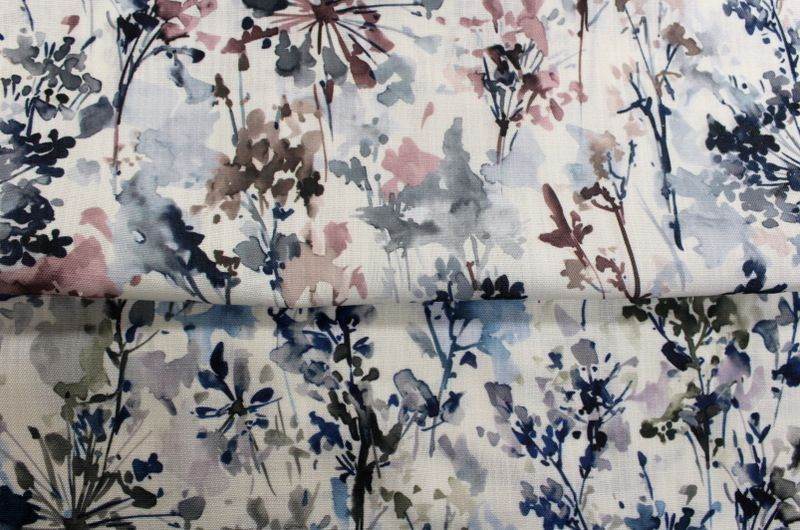 LILY - Digital Print Fabric - Cotton Hand - 58 Inch. in Width, | Home Décor Fabrics Star