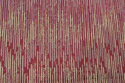 COLORADO Jacquard Fabric, 55 Inch . in Width Burgundy Fabrics Star