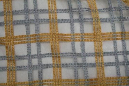 silver-1 COUNTRY COTTAGE Embroidered Fabric by the Yard - 54 Inch Wide Fabrics Star