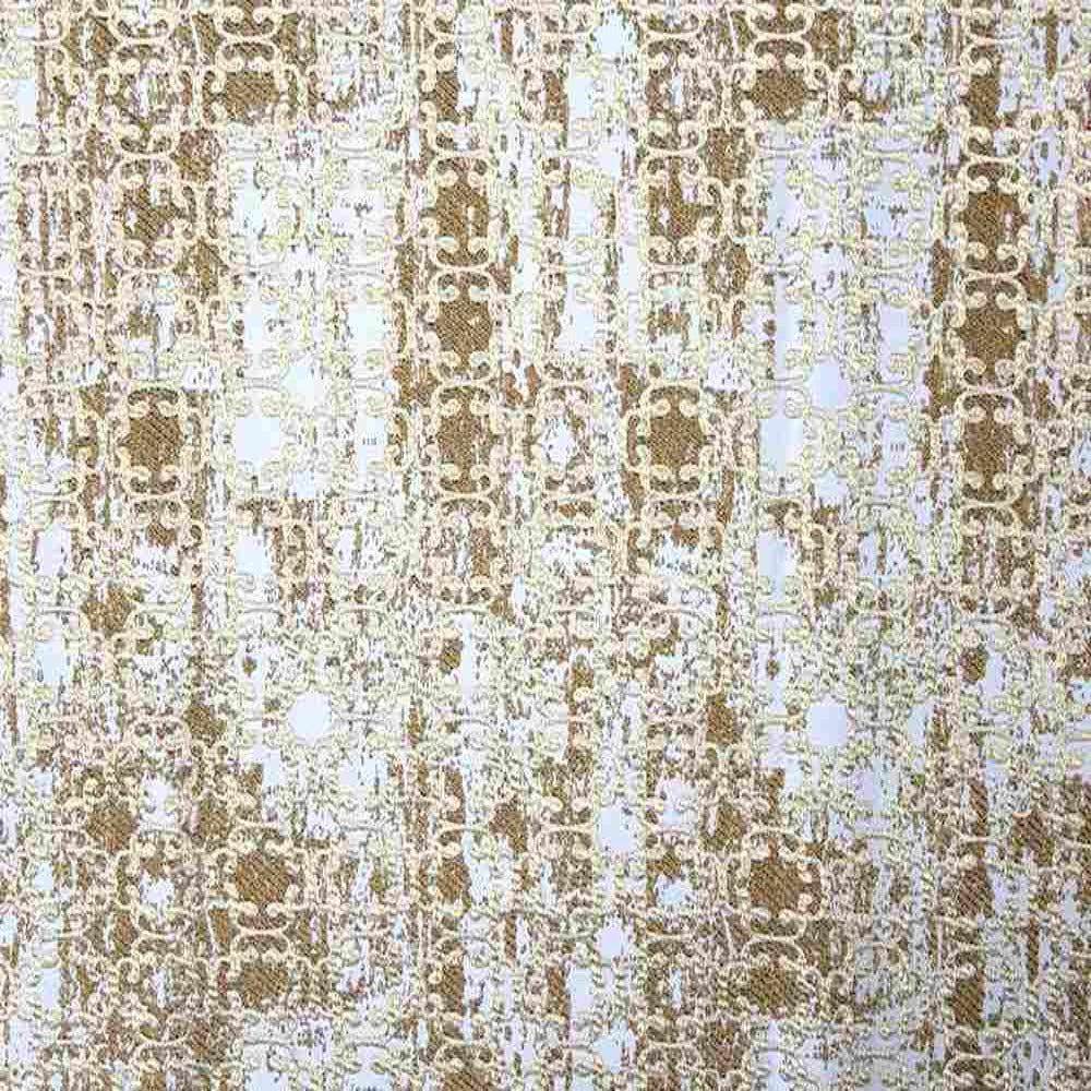 Denver Jacquard Fabric, 55 Inch in width, | Home Decor Gold Beige Fabrics Star