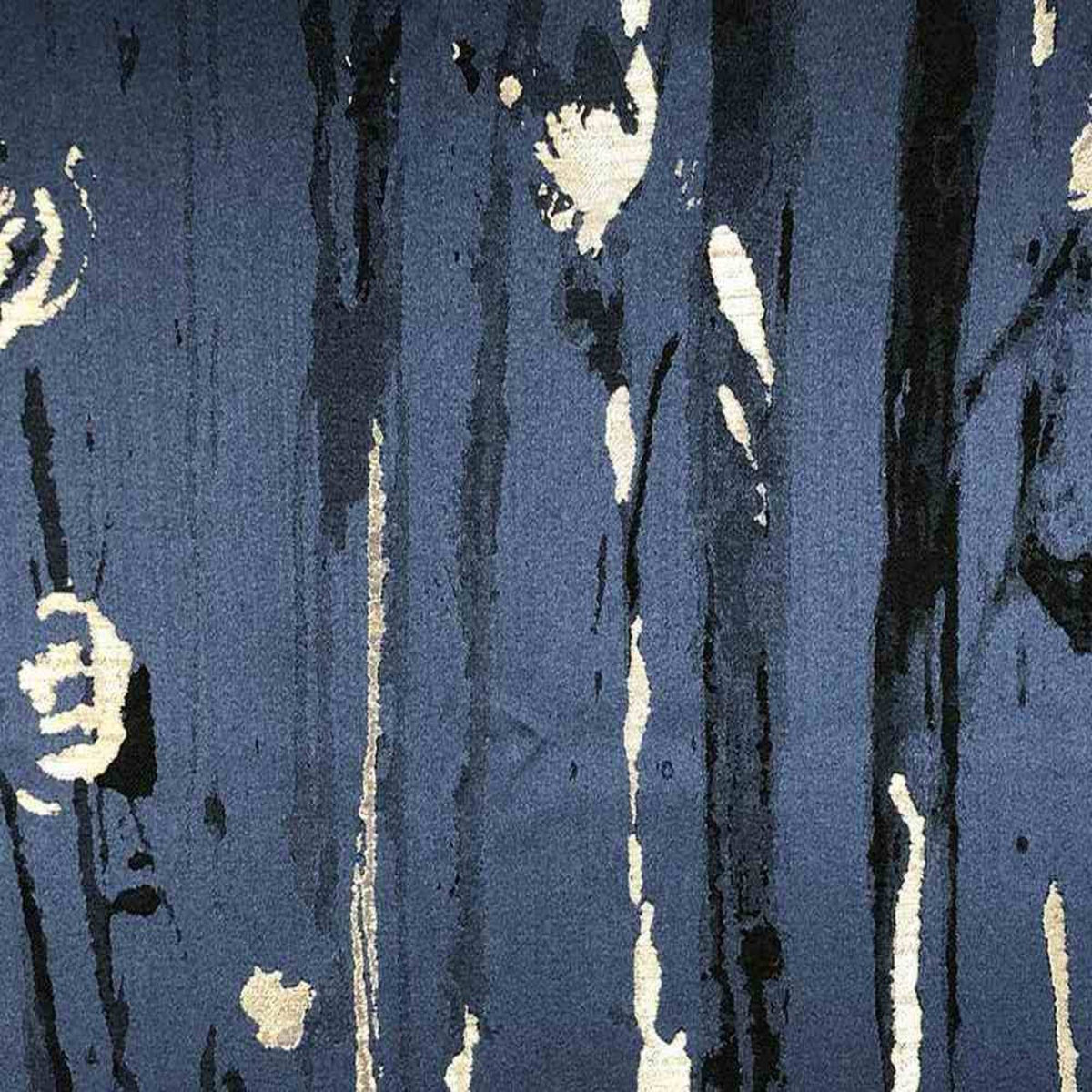 Des Arts Jacquard Fabric, 55 Inch. in Width, | Home Decor Navy Fabrics Star