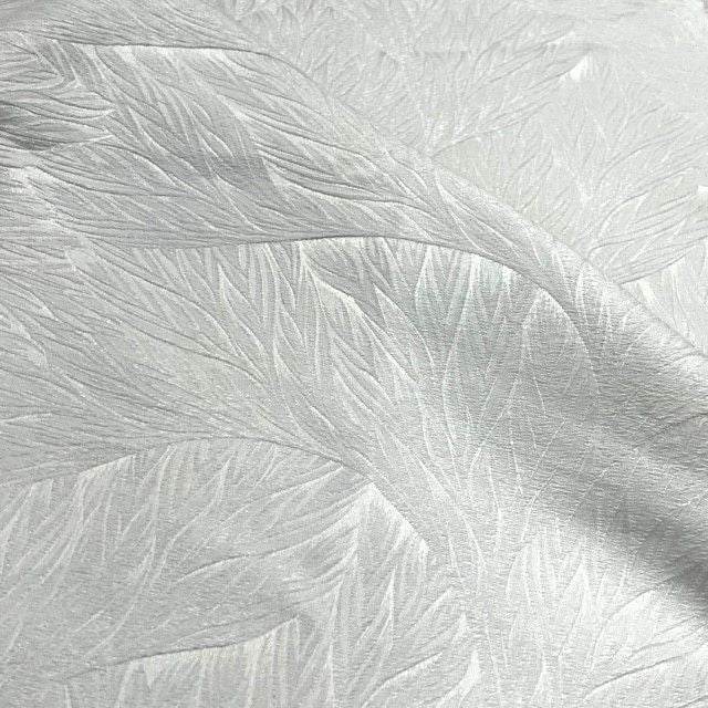 White Garden Jacquard Fabric by the Yard - 115 Inch Wide Fabrics Star