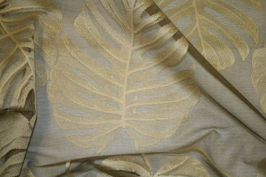GARDENA Lace Fabric, 110 Inch. in Width Bronze Fabrics Star
