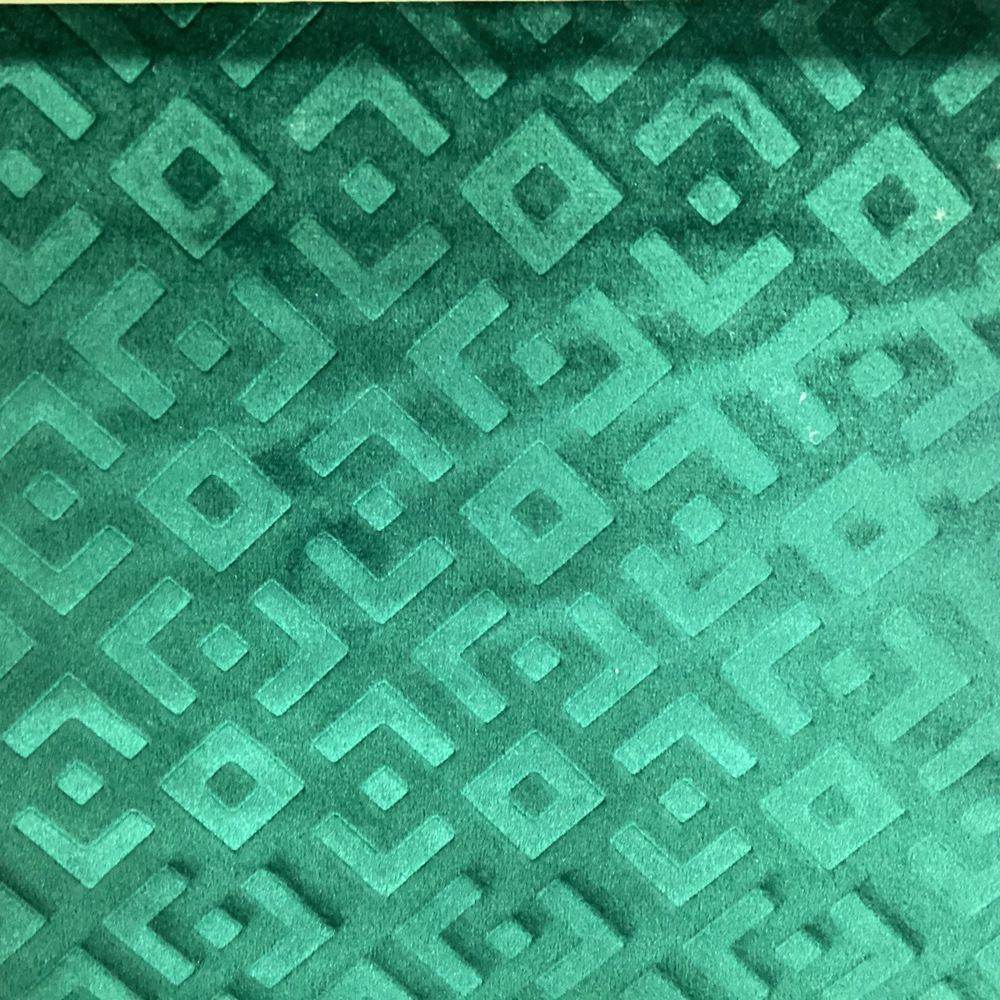 Gate Brocade Velvet Fabric, 72 Inch in Width Ideal Embossed Material for Home Decor Forest Fabrics Star