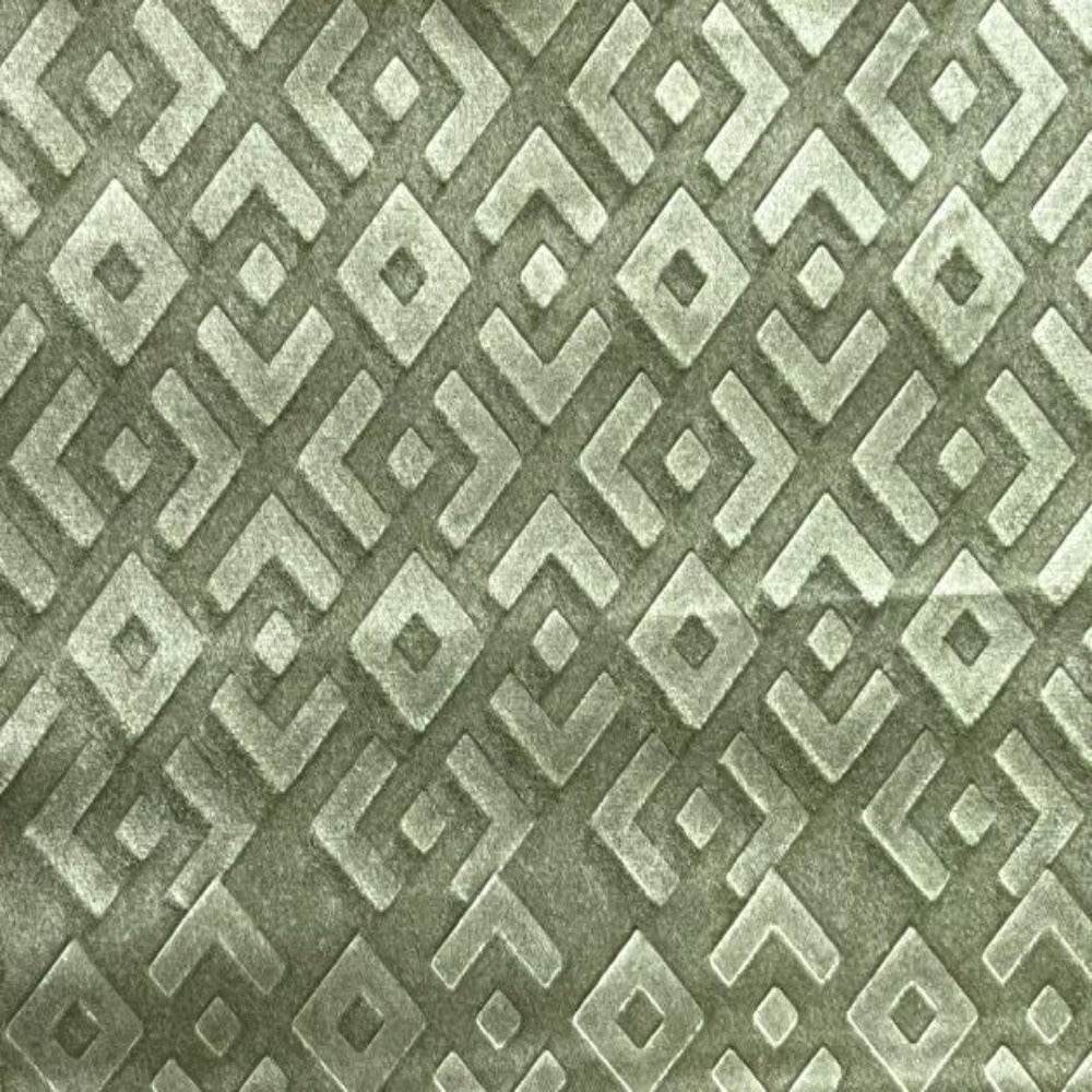 Gate Brocade Velvet Fabric, 72 Inch in Width Ideal Embossed Material for Home Decor Olive Fabrics Star