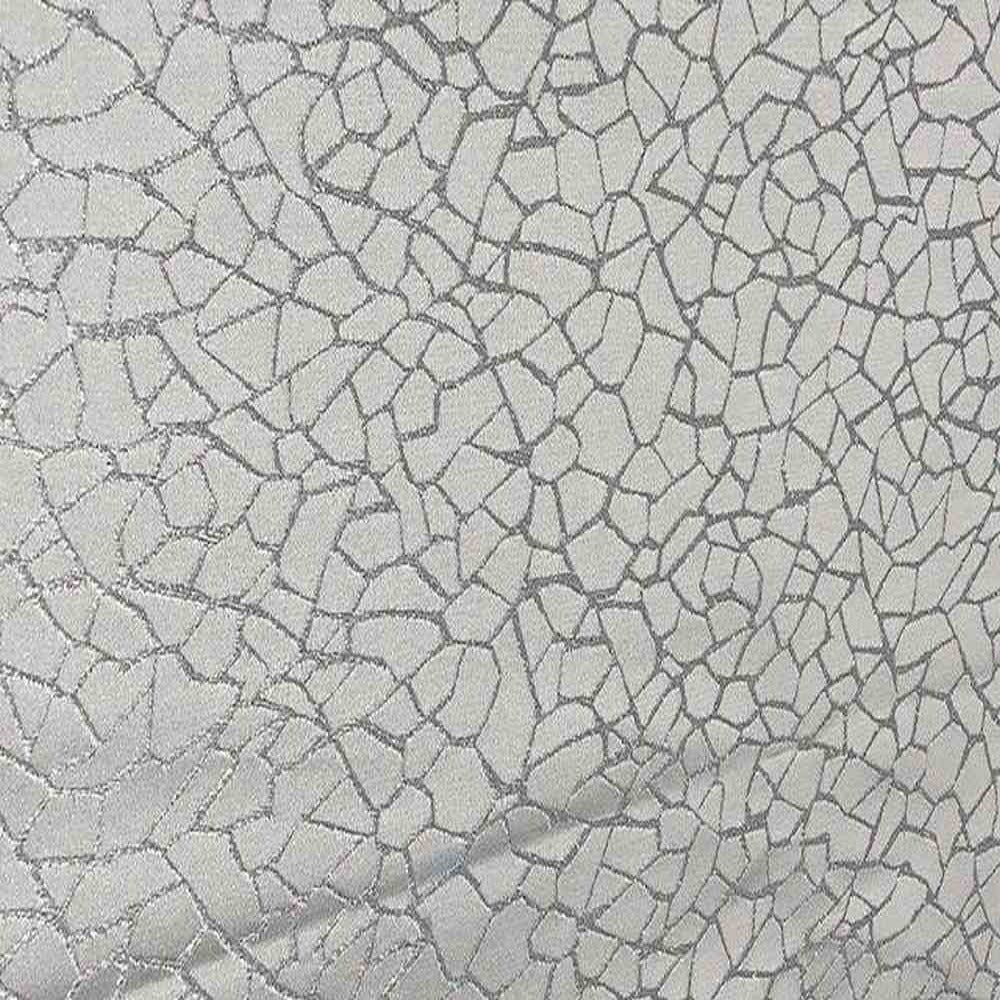 Gravel Metallic Jacquard Embroidery Fabric, 58" in width, | Home Decor Crystal Fabrics Star