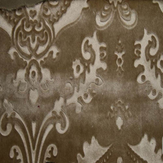 Cafe Brocade Damask Velvet Fabric by the Yard - 58 Inch Wide Fabrics Star