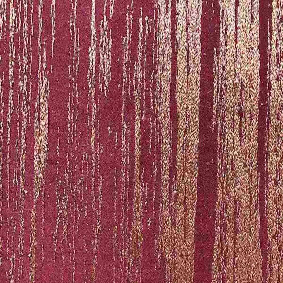 Inline Metallic Jacquard Fabric - 114 Inch. in Width, | Home Decor Wine Fabrics Star