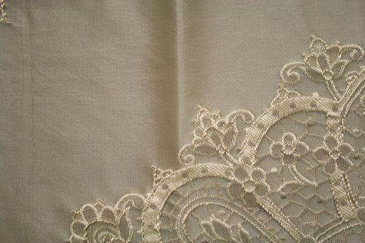 taupe LAURIER Fabric. 58 Inch in Width Fabric by the Yard - 58 Inch Wide Fabrics Star