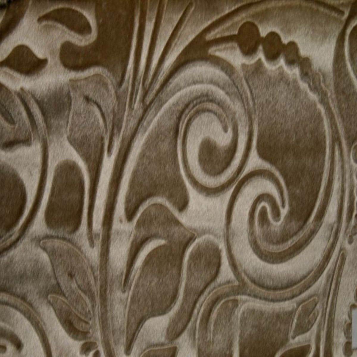 Cafe Brocade Scroll Velvet Fabric by the Yard - 58 Inch Wide Fabrics Star
