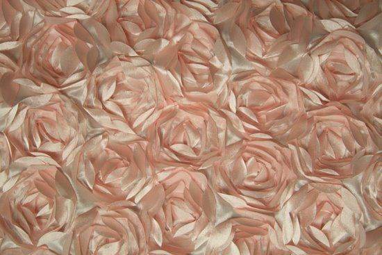 pink LOVEABLE Embroidered Taffeta Fabric by the Yard - 54 Inch Wide Fabrics Star