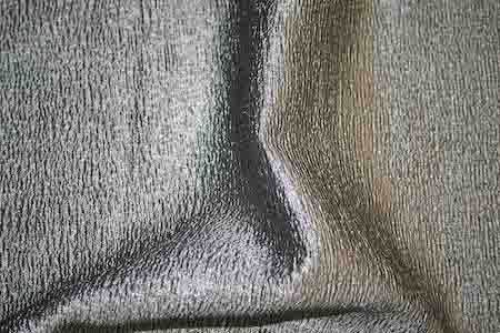 LUXURY Crushed Fabric, 110 Inch. in Width Silver Fabrics Star