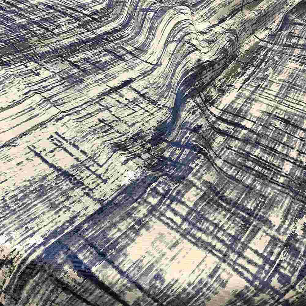 LYNSFIELD Jacquard Print Metallic Fabric, 118 Inch in Width, | Home Decor Fabrics Star