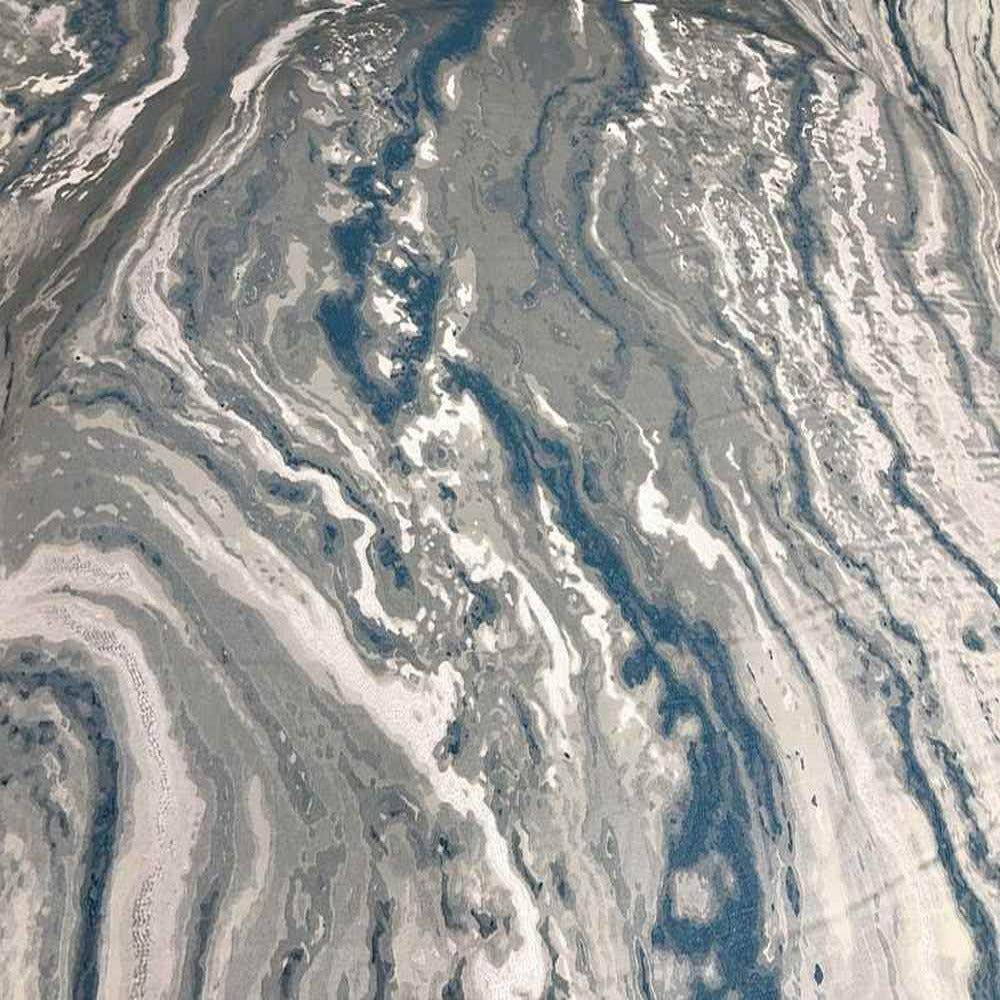 Mahwah Metallic Marbleized Fabric - 54 Inch. in Width, | Home Decor Aqua Fabrics Star
